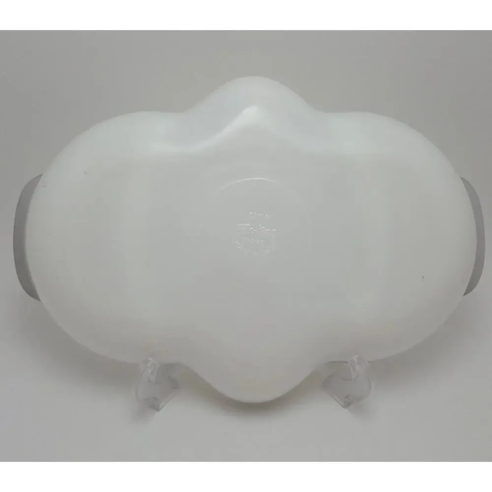 Fire King Anchor Hocking Milk Glass Relish Tray Divided Dish